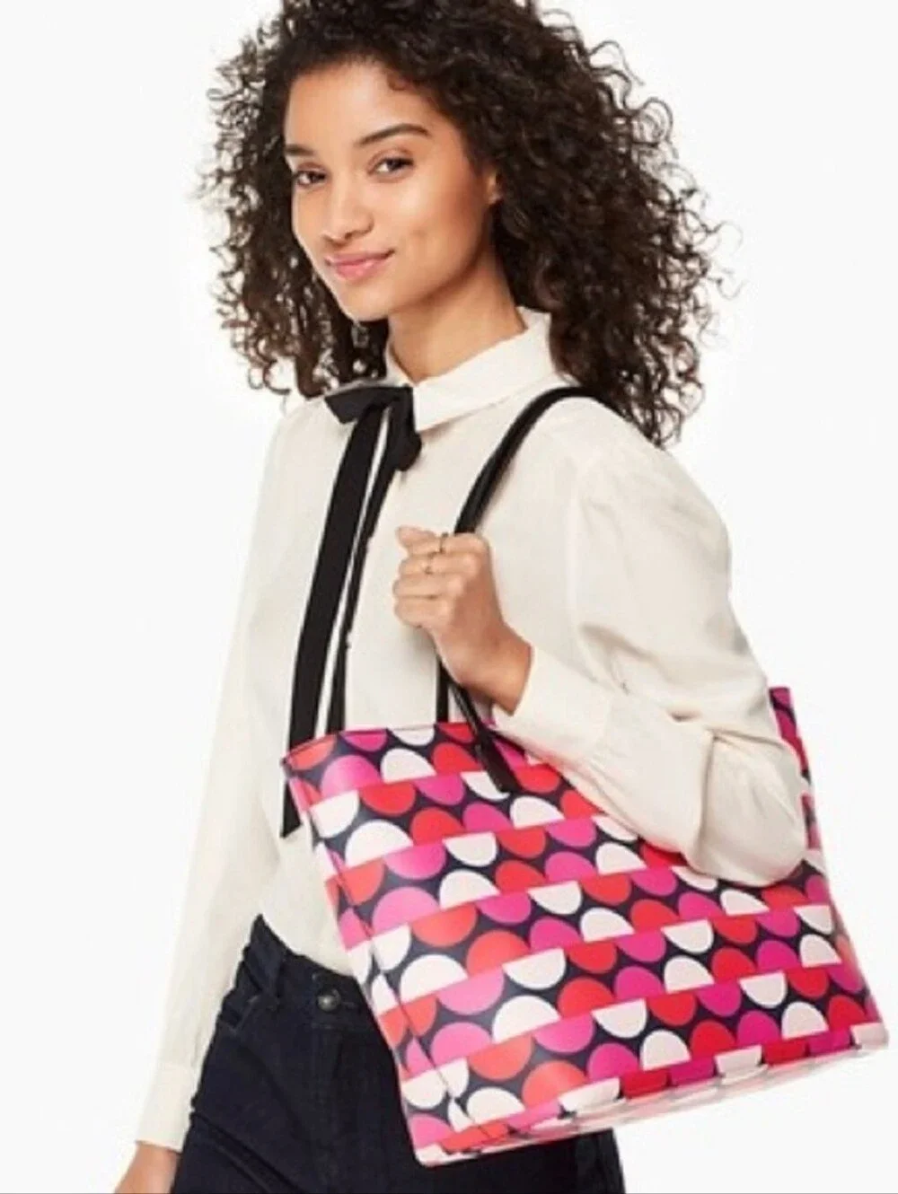 KATE SPADE Shore Street Margareta Pink Vivid Snapdragon Bag Weekender Tote